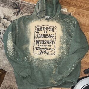 Green Graphic gildan Hoodie. Chris Stapleton